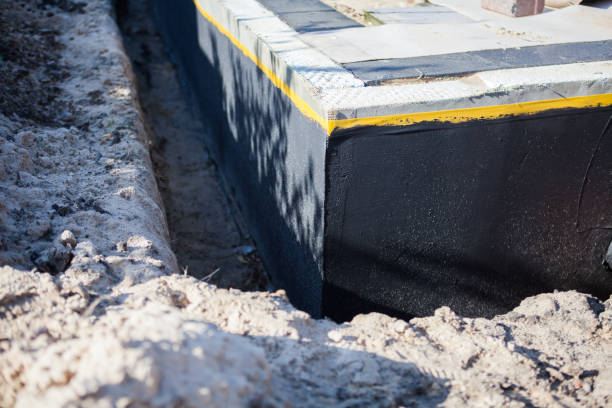 Professional Waterproofing technician working in Park Ridge, NJ